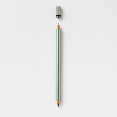 The Lumos Pro Duo in Sage - Two Refillable Pens with Multiple Tips