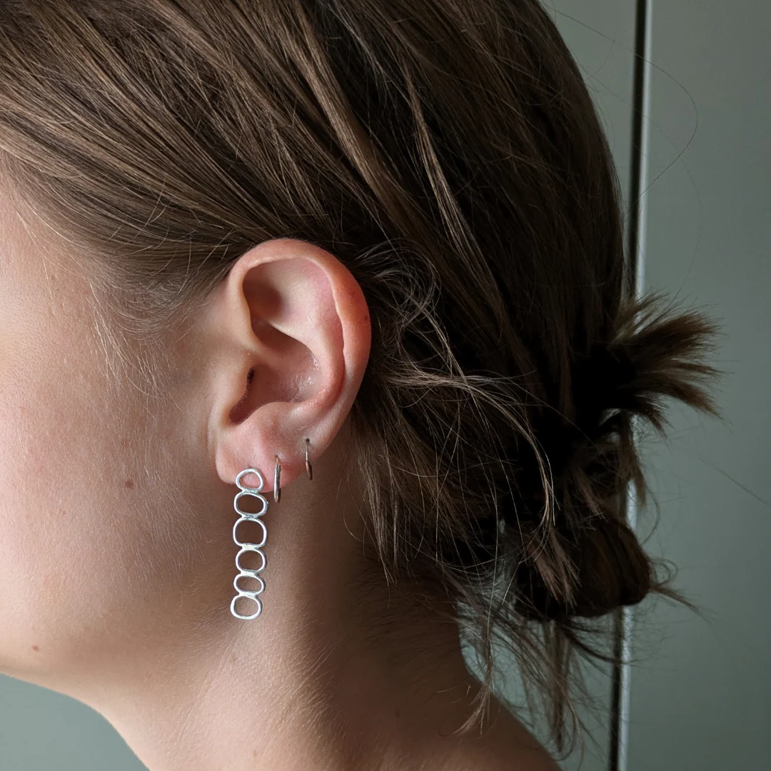 Stacked Cairn Earrings