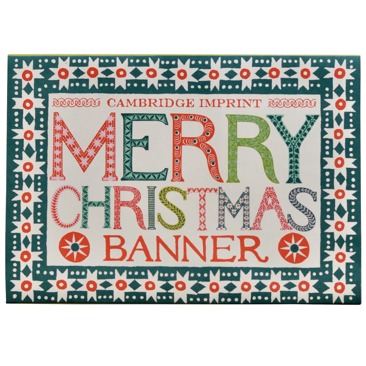 Merry Christmas Paper Banner