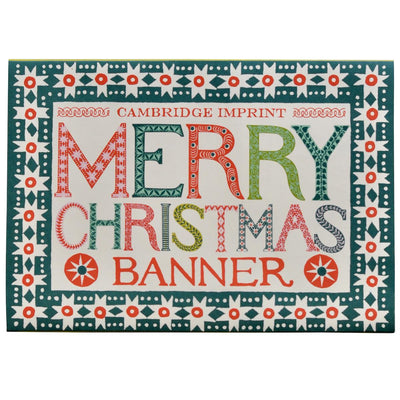 Merry Christmas Paper Banner