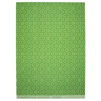 Grass Green 'Small Pear Halves' Wrapping Paper