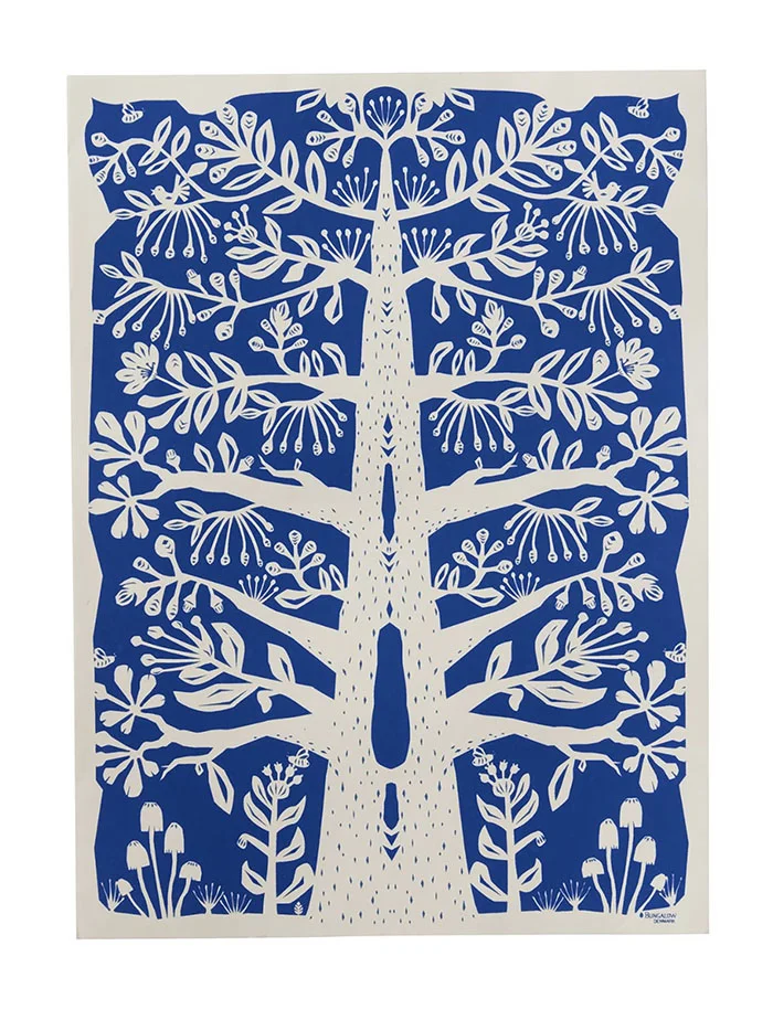 Large Papercut Tree Poster Print