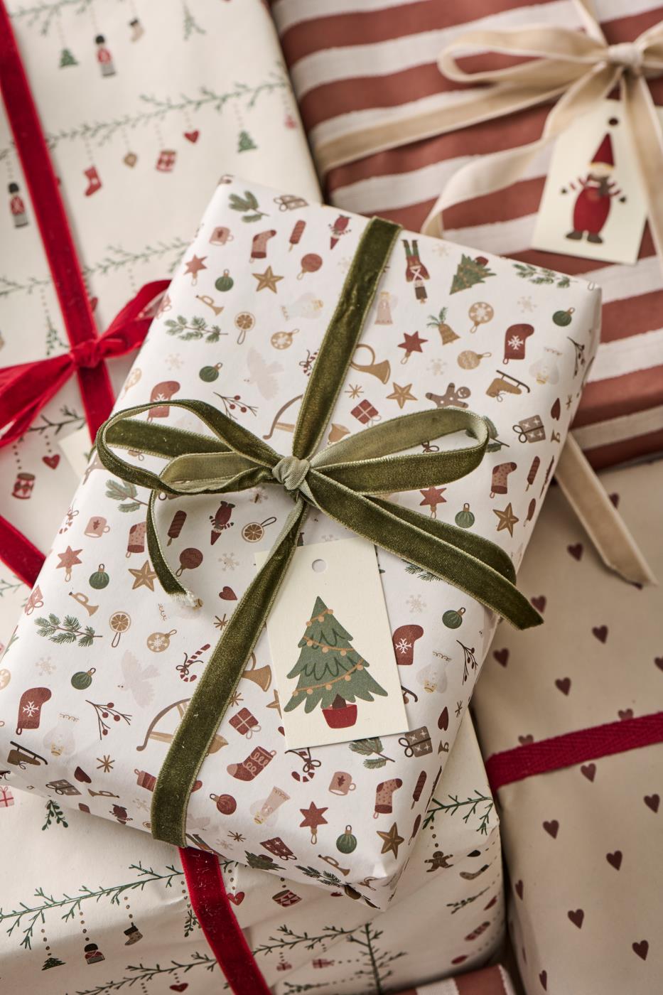 5m Nostalgic Scandi Christmas Wrapping Paper