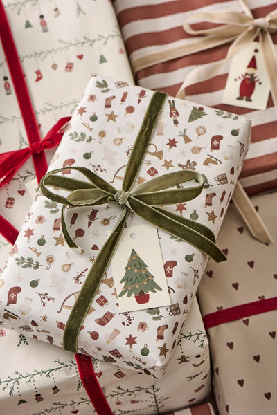 5m Nostalgic Scandi Christmas Wrapping Paper