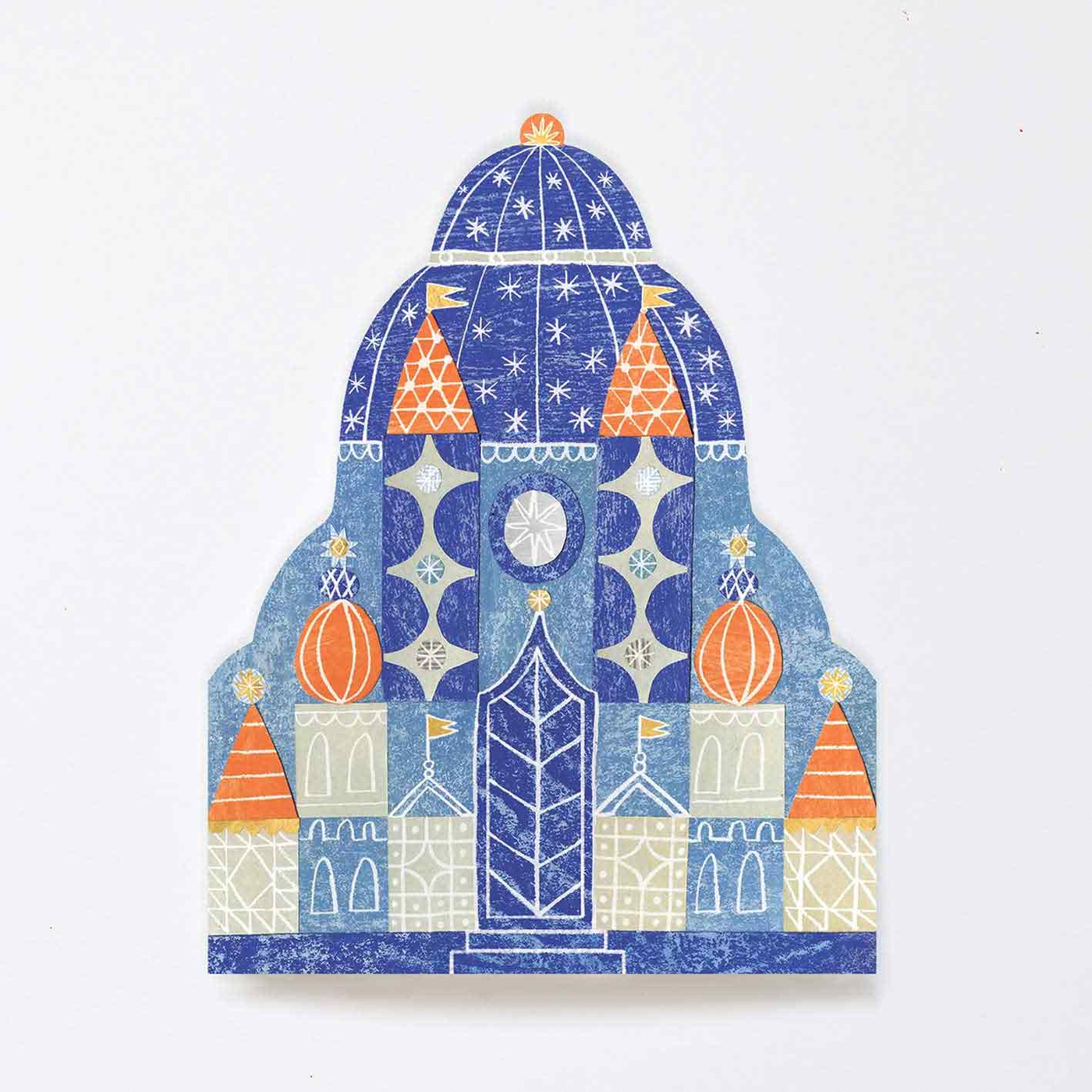 Winter Palace Cut Out Card