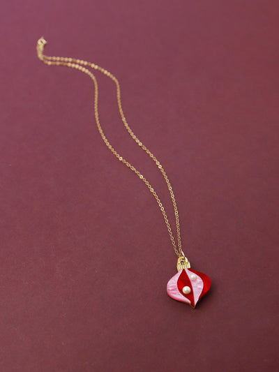 Limited Edition Bauble Necklace - Red