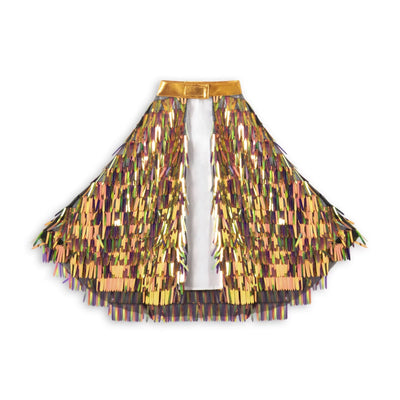 Gold Holographic Shimmer Dress Up Cape