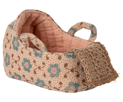 Maileg Mouse Carry Cot - Rose
