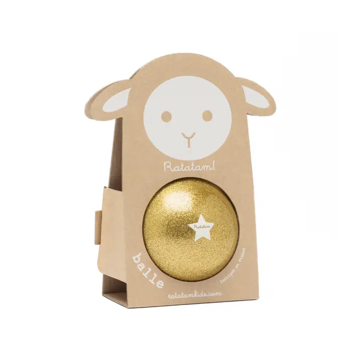 10cm Gold Glitter Ball
