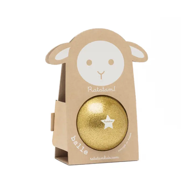 10cm Gold Glitter Ball
