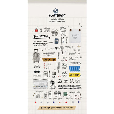 Travel Note Stickers - 1057 By Suatelier