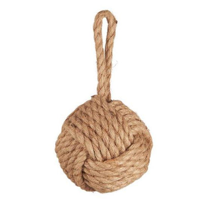 Jute 'Monkey's Fist' Door Stopper