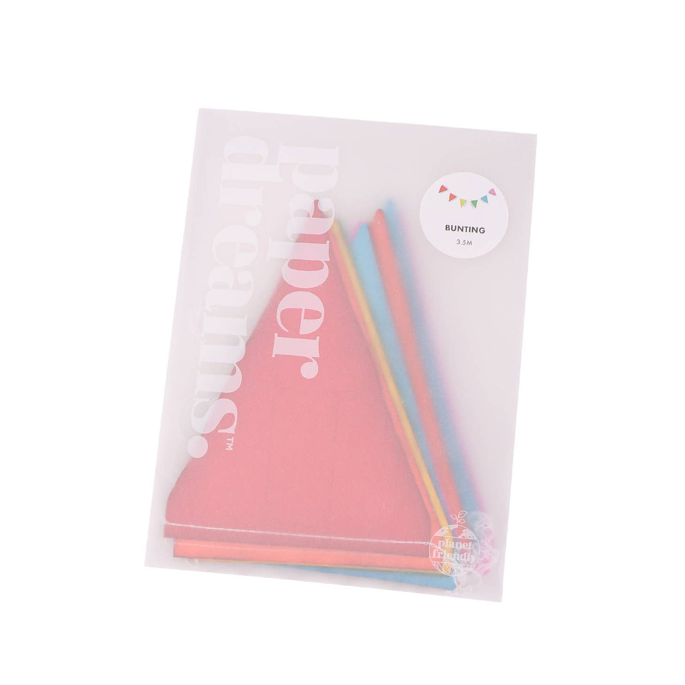 3m Paper Rainbow Bunting Garland