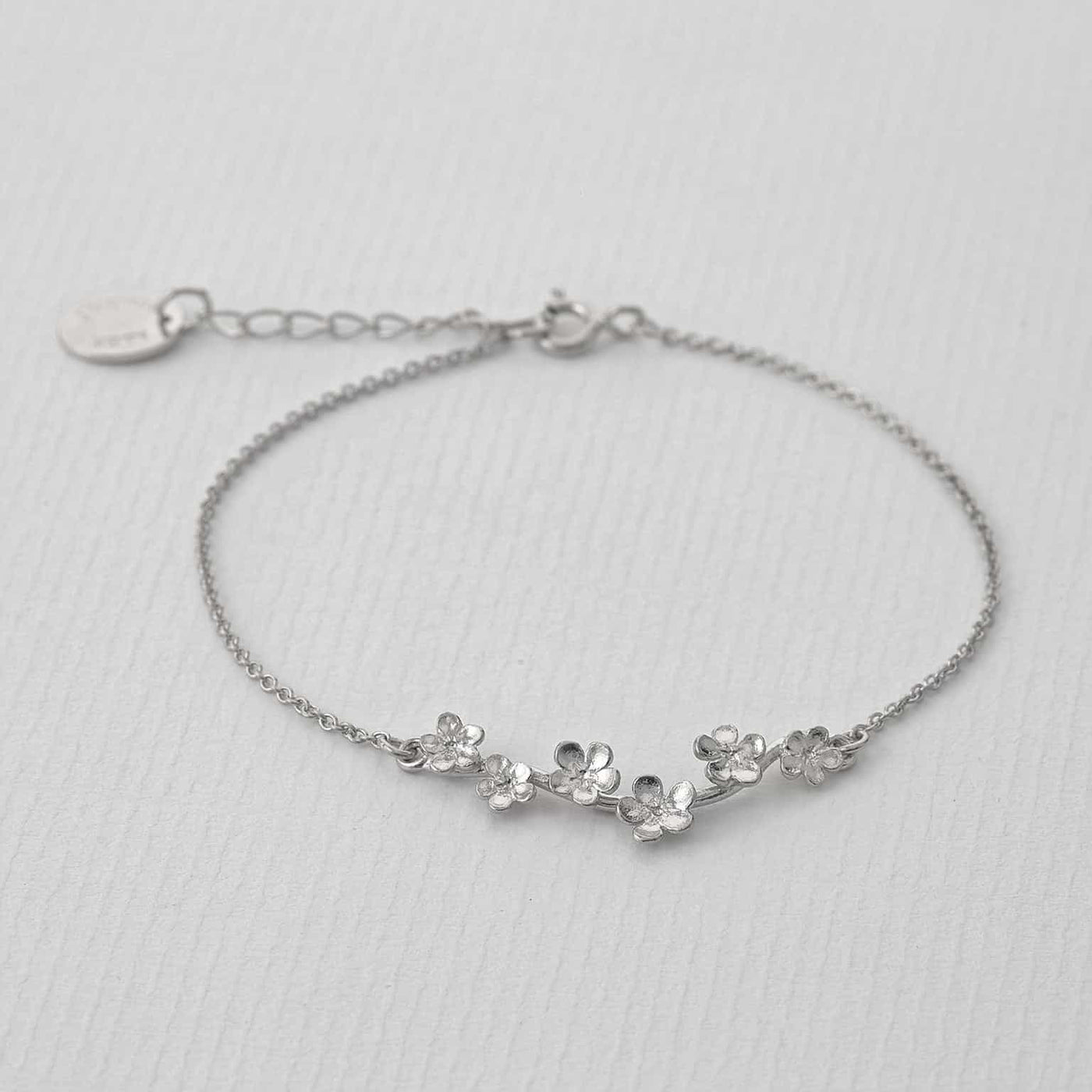 Forget Me Not Bracelet - Silver