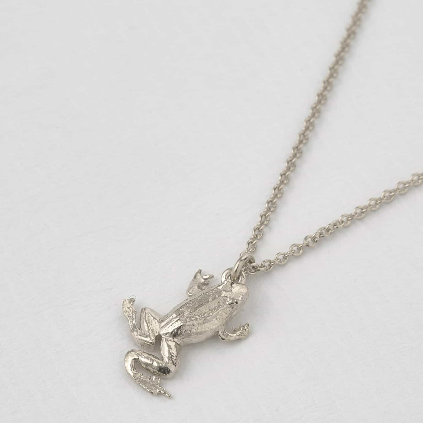 Frog Necklace - Silver