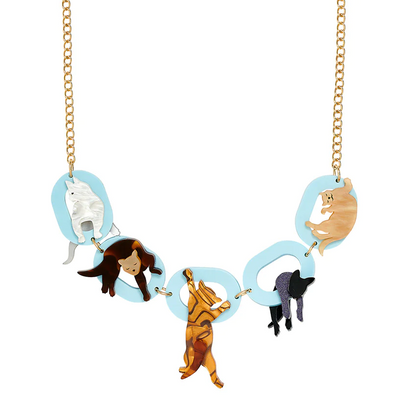 Little Cats Chain Necklace
