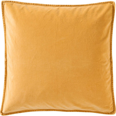 Cotton Velvet Cushion Cover - Harvest Yellow