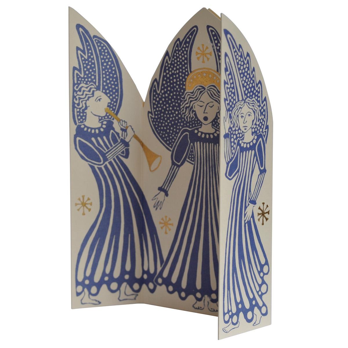 Extra Special Triptych Card - Choir of Angels