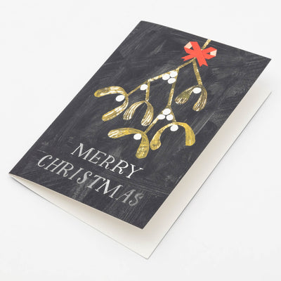 Mistletoe Merry Christmas Card