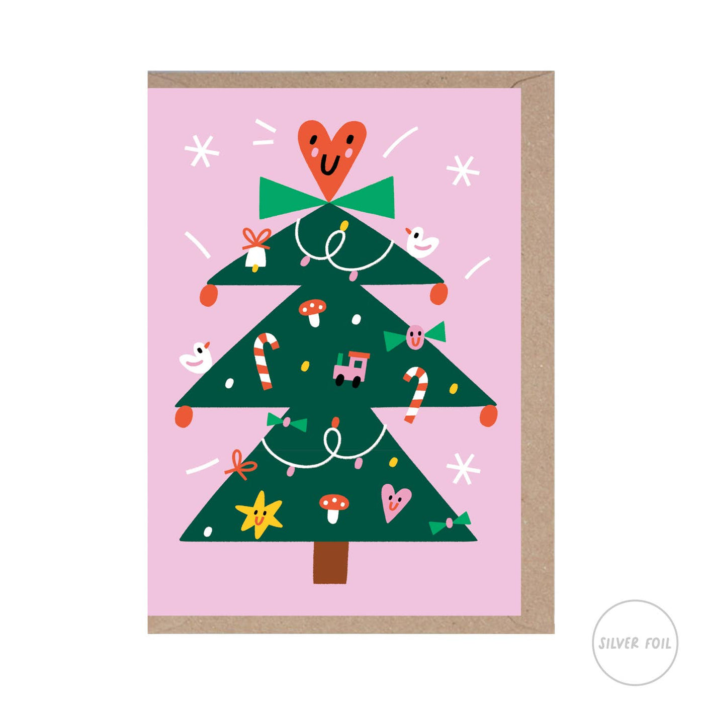 Happy Decorated Tree Card