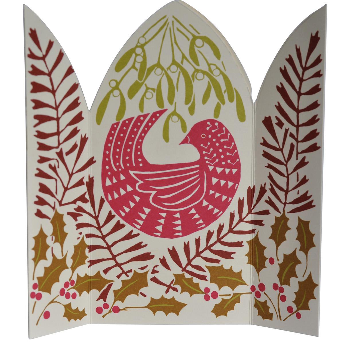 Extra Special Triptych Card - Hidden Winter Bird