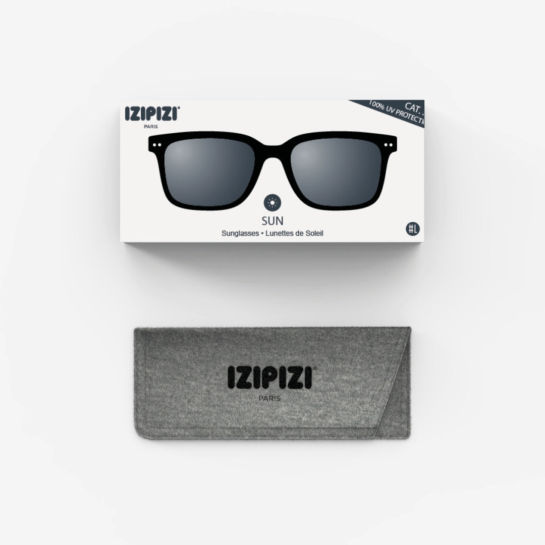 Sunglasses - Design 'L' in Black by Izipizi