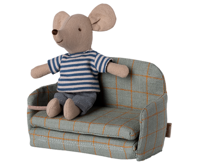 Maileg Mouse Sofa Bed - Checker Design