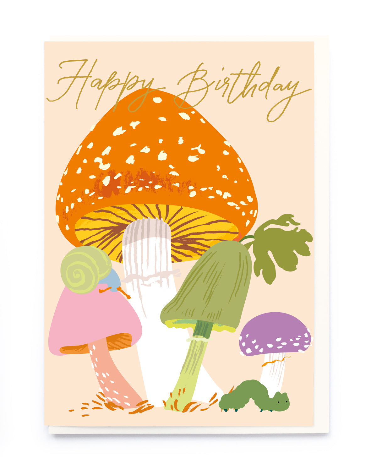 Mushroom Birthday Card