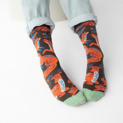 Bonne Maison Socks - Shadow Land Animals