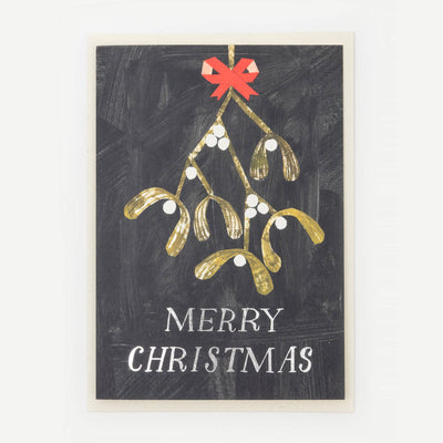 Mistletoe Merry Christmas Card