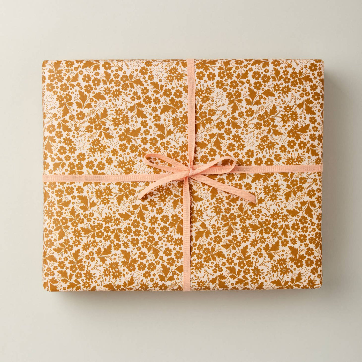 Golden Secret Garden Print Wrapping Paper