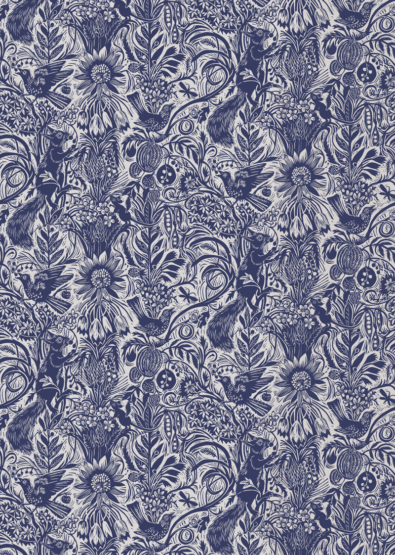 Squirrels & Sunflower Double Sided Wrapping Paper