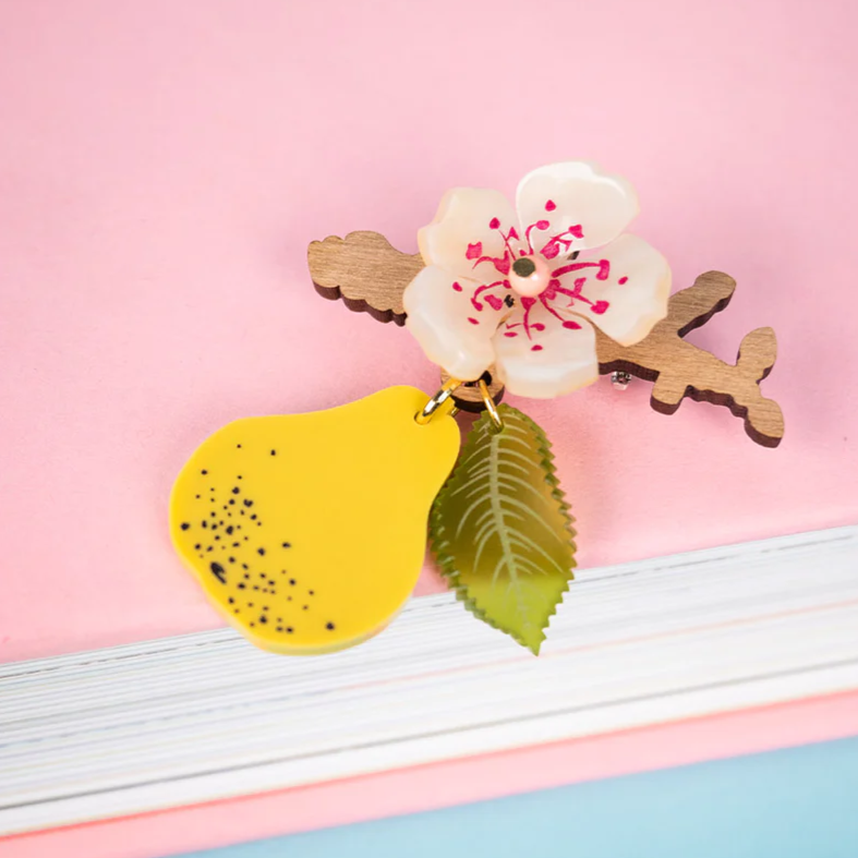 Pear Blossom Brooch