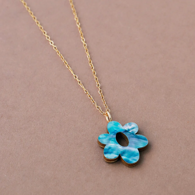 Mia Necklace in Sea Blue