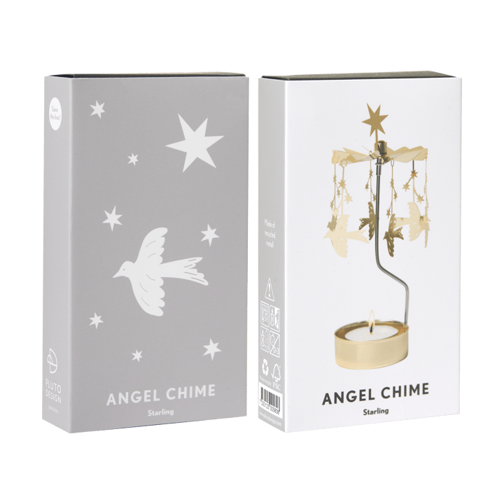 Anglaspel Candle Holder - Gold Starling