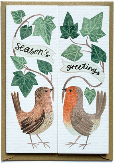 Winter Garden Greetings Card