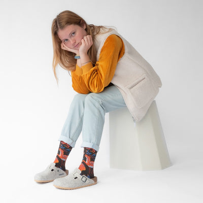 Bonne Maison Socks - Shadow Land Animals