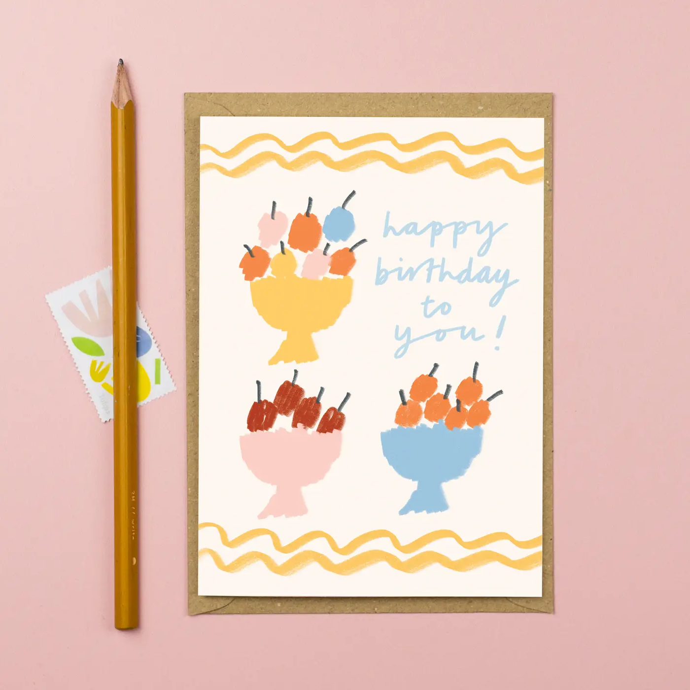 Happy Birthday Fruit Card