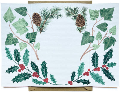 Winter Garden Greetings Card