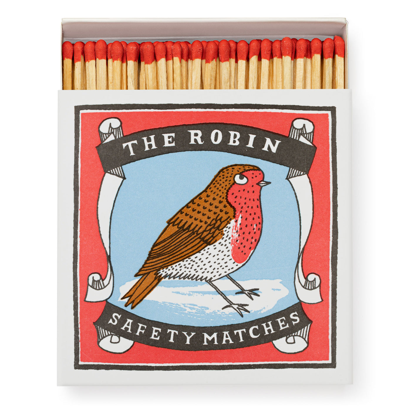 'The Robin' Luxury Boxed Festive Matches