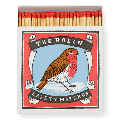 'The Robin' Luxury Boxed Festive Matches