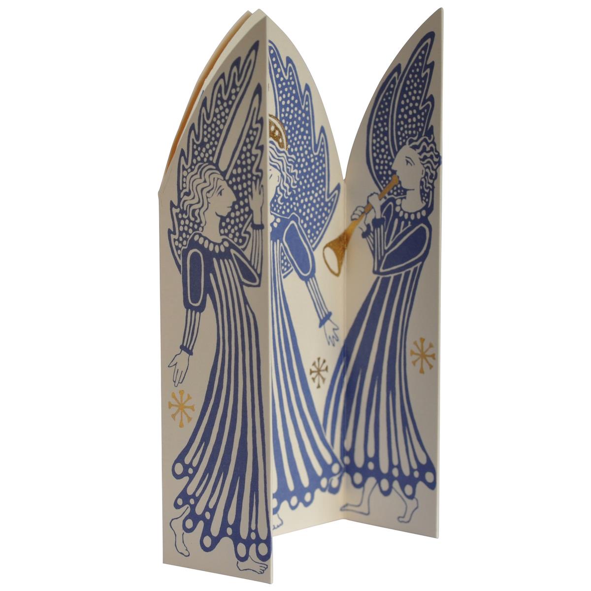 Extra Special Triptych Card - Choir of Angels