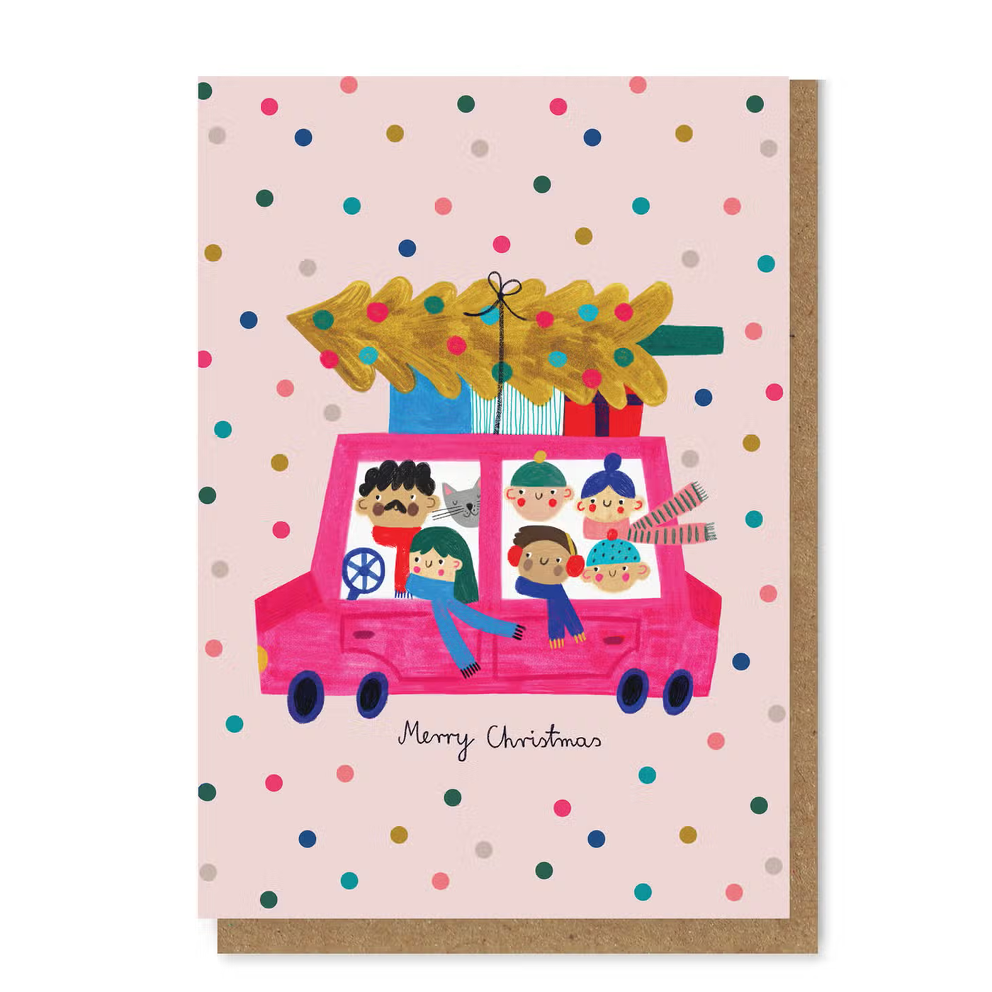 Christmas Car Card