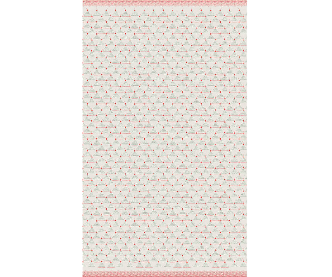10m Cherry Design Paper Gift Wrap Roll
