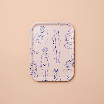 Blue Nudes Tray - Small