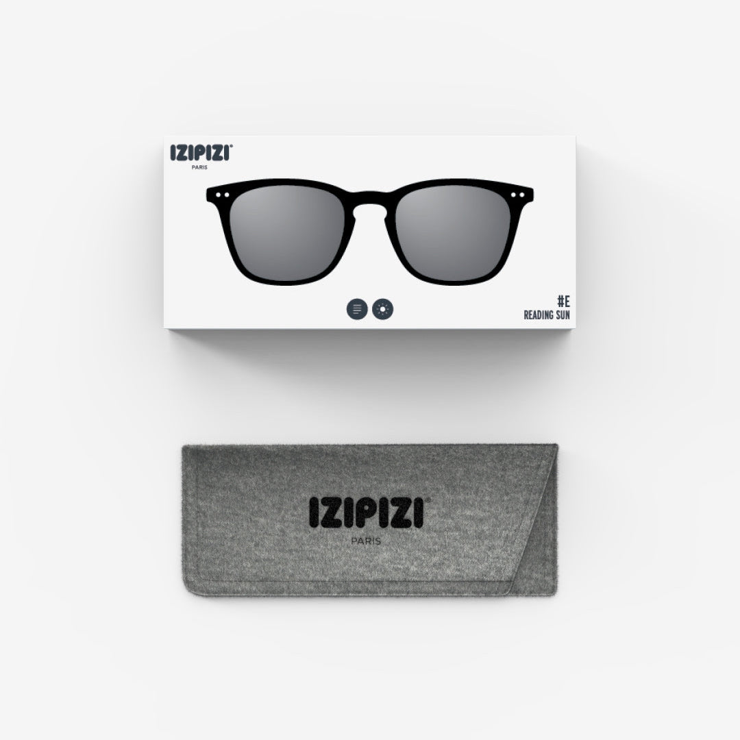Reading Sunglasses - Design 'E' in Black by Izipizi