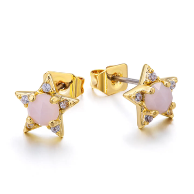 Opal Stud Earrings - Starry Night