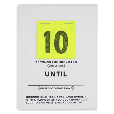 DIY Countdown Card