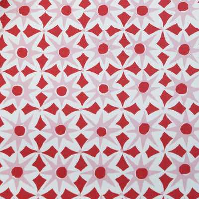Red and Pink 'Alhambra' Wrapping Paper