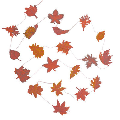 Autumn Leaves Sewn Garland